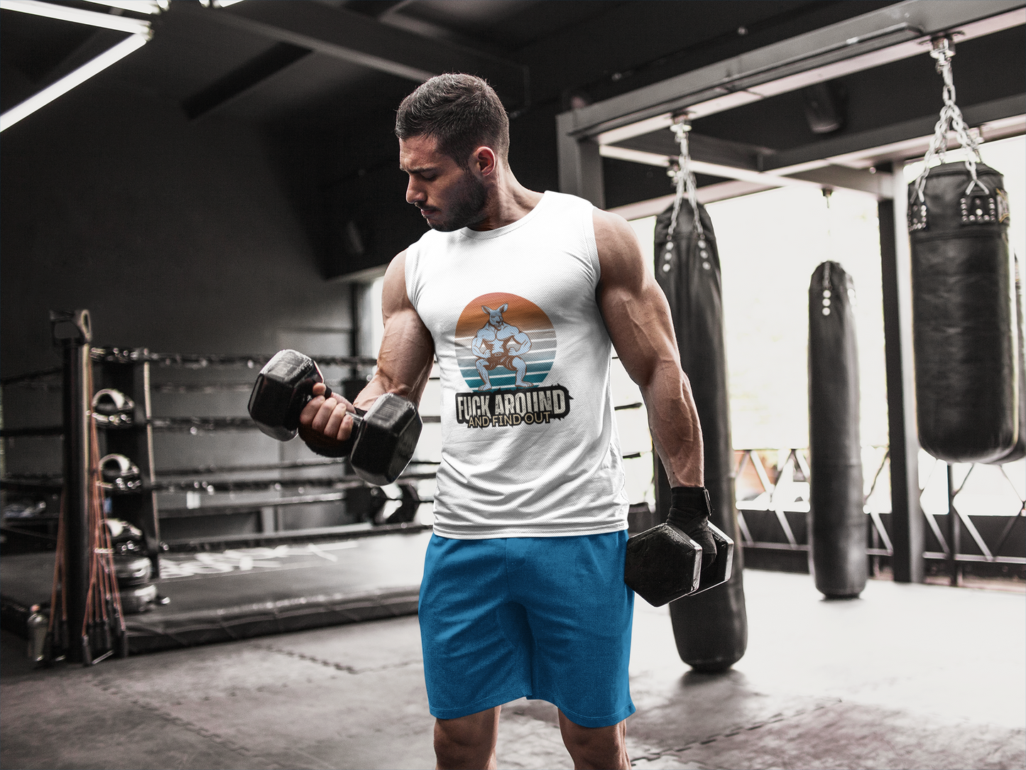 Roo'd Awakening Muscle Tank Top Tee