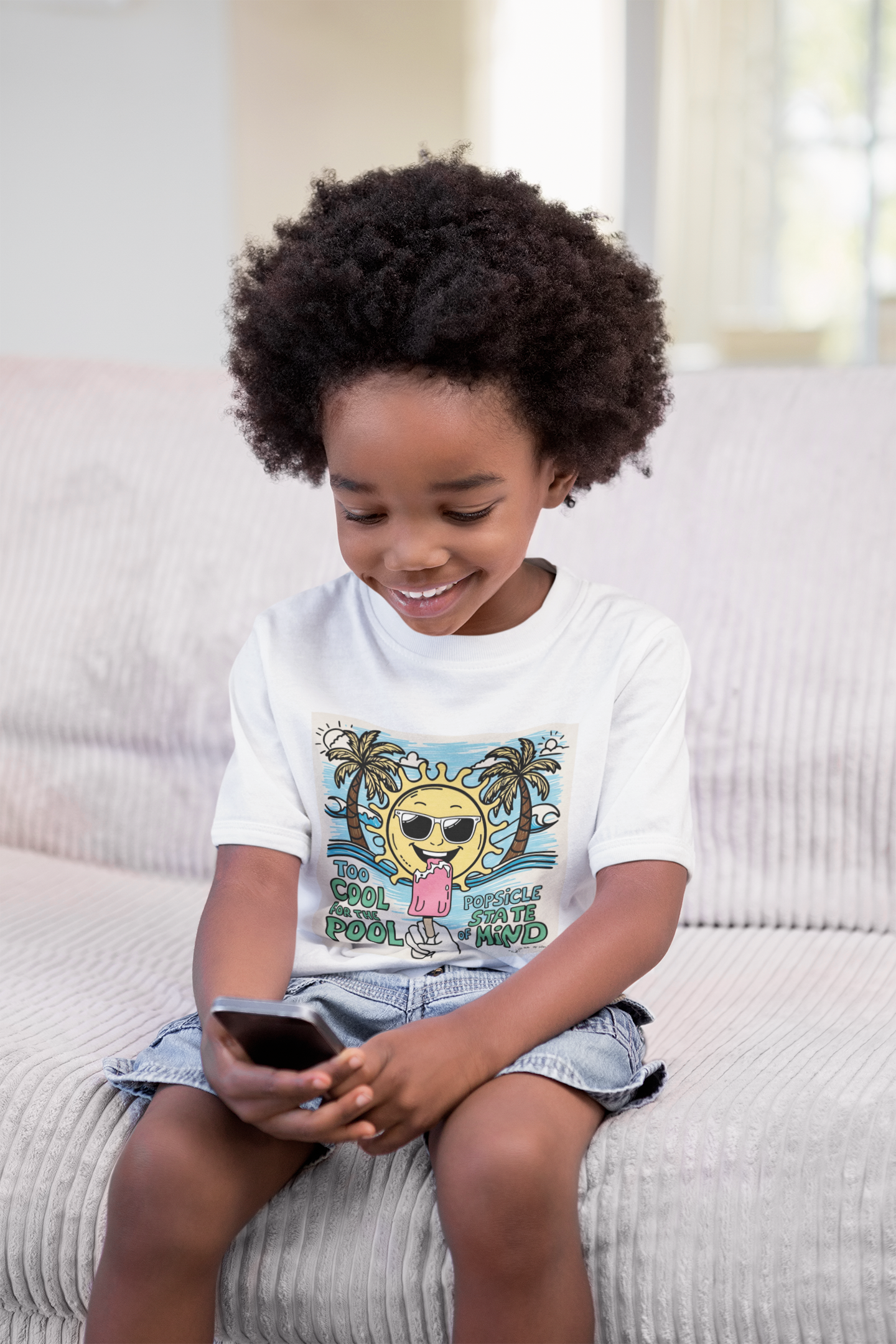 Too Cool for the Pool Kids T-Shirt – Popsicle State of Mind Summer Vibes Tee