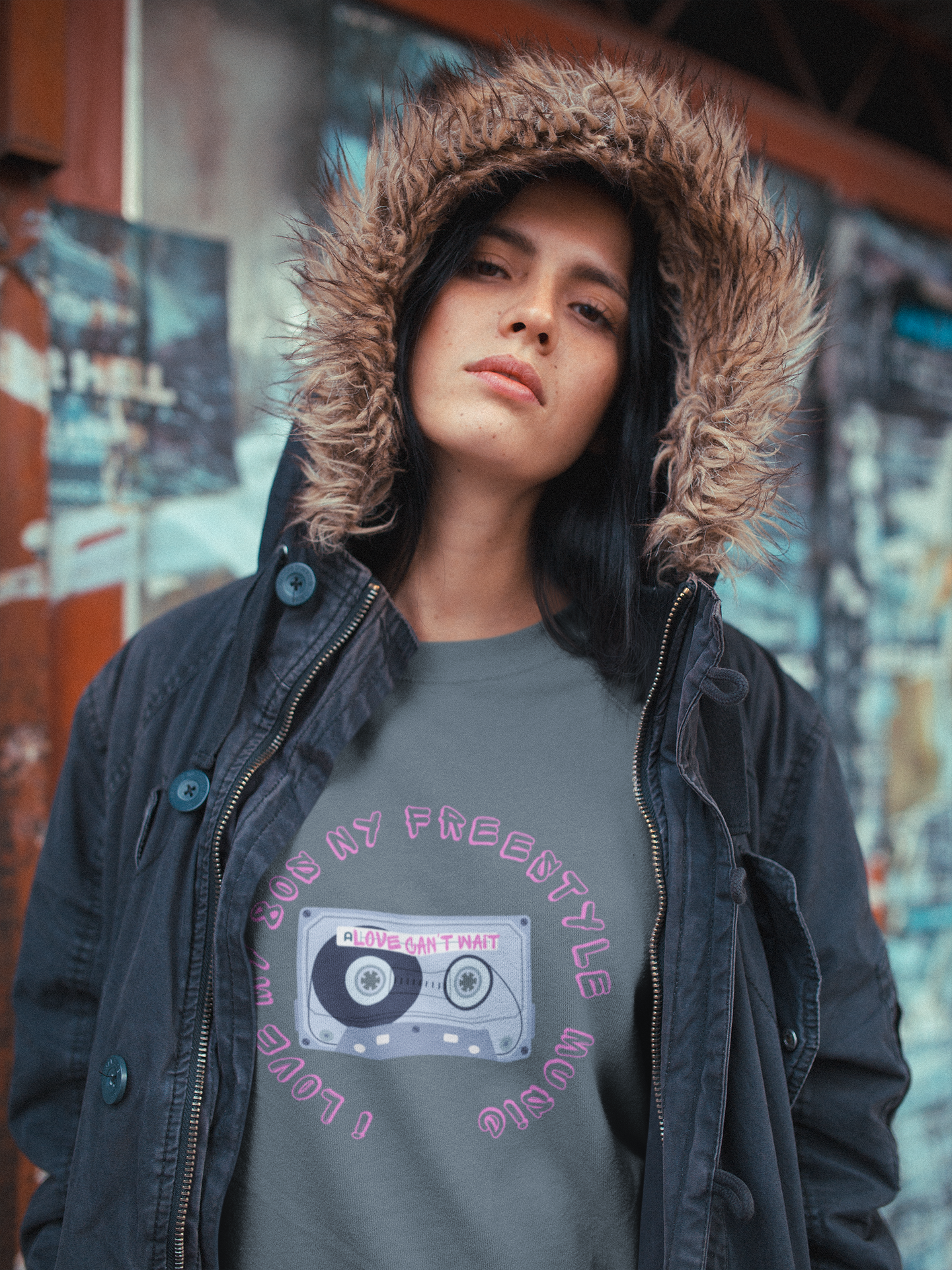 I Love My 80s Freestyle Music Sweatshirt