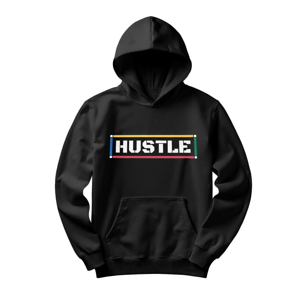Hustle Graphic Hoodie – Unisex Motivation Statement Sweatshirt